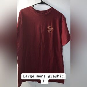 Mens size large Brixton graphic t like new